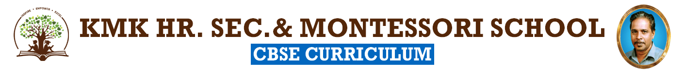 KMK Hr.Sec & Montessori School Logo