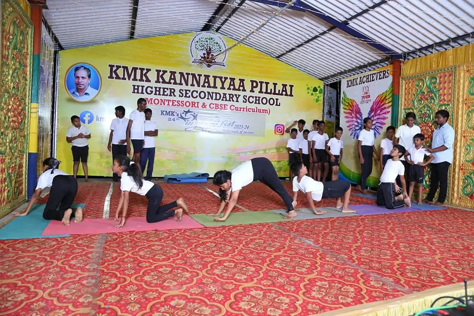 kmk school yoga class